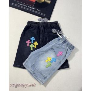 ブランド 通販店デニムショーツCHROME HEARTSオンライン限定商品 即完売必至 上品な質感