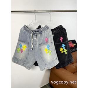 ブランド 通販店デニムショーツCHROME HEARTSオンライン限定商品 即完売必至 上品な質感