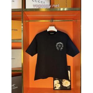 新作在庫希少 プレゼントに 26ss海外直営半袖TシャツCHROME HEARTS激安 ブランド