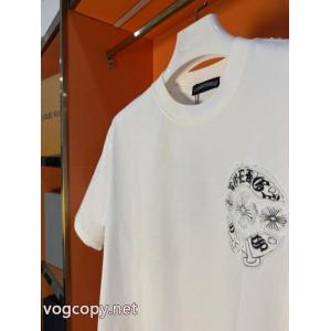 新作在庫希少 プレゼントに 26ss海外直営半袖TシャツCHROME HEARTS激安 ブランド