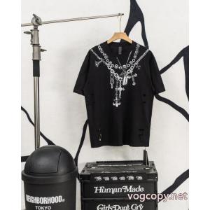 着こなし自在 魅力的 魅力的半袖TシャツCHROME HEARTSブランド コピー 品