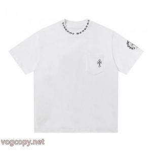 コピー ブランド 通販個性的なデザイン  NEW　新作  2026らしい華やか半袖TシャツCHROME HEARTS