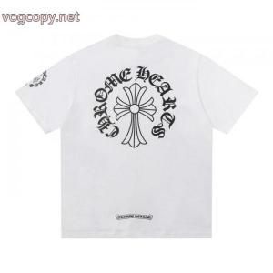 コピー ブランド 通販個性的なデザイン  NEW　新作  2026らしい華やか半袖TシャツCHROME HEARTS