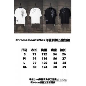 大人可愛い 大特価完売品！ ディテールが可愛いスーパー コピー  CHROME HEARTS半袖Tシャツ