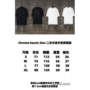 偽 ブランド サイト半袖Tシャツ優雅さに溢れる 完売必須 最安値挑戦中CHROME HEARTS