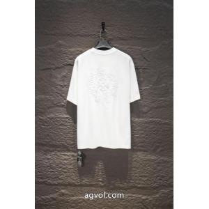 偽 ブランド サイト半袖Tシャツ優雅さに溢れる 完売必須 最安値挑戦中CHROME HEARTS