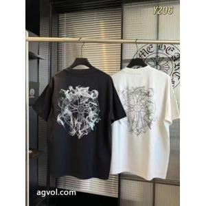 ブランド 偽物 激安半袖Tシャツ流行シンボル 人気新作登場 個性的！CHROME HEARTS