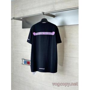 偽物 ブランド 激安半袖TシャツCHROME HEARTS夏にぴったり限定アイテム 海外セレブ愛用 長くご愛用できる