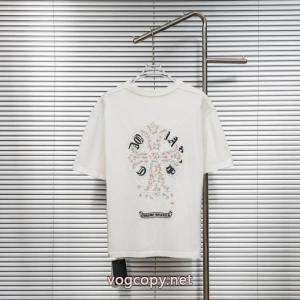 ブランド コピー 品CHROME HEARTS素敵なスタイルで夏の定番 秀作モデル 人気急上昇中半袖Tシャツ