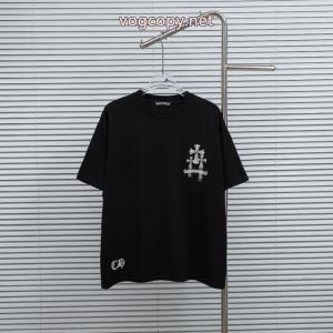 ブランド コピーCHROME HEARTS豊富な色揃え 新作超高人気 肌触りの着心地が良く 半袖Tシャツ