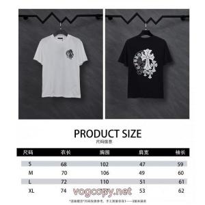 ブランド レプリカCHROME HEARTS半袖Tシャツ高級感ある 新作追加 ストリート系原宿系 