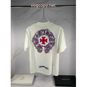 大活躍間違いなし 新作をご紹介 人気上昇中半袖Tシャツブランド コピー ショップCHROME HEARTS
