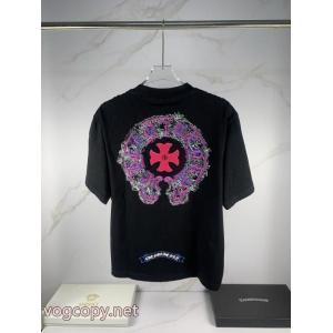大活躍間違いなし 新作をご紹介 人気上昇中半袖Tシャツブランド コピー ショップCHROME HEARTS