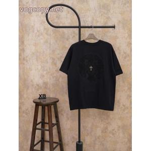 入手困難 最終セール HOT格安人気アイテムCHROME HEARTS偽 ブランド半袖Tシャツ