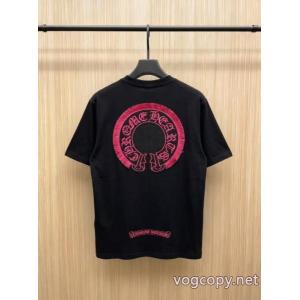 高品質 人気 大人気商品再入荷! 2026夏のトレンドCHROME HEARTS半袖Tシャツブランド レプリカ