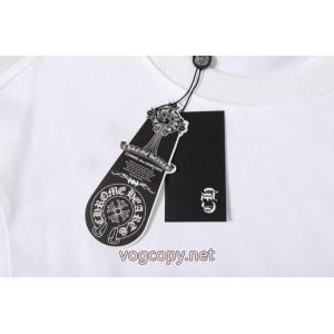 上品キレイ VIPセールで奇跡 透け感優しいブランド アクセサリー 激安半袖TシャツCHROME HEARTS
