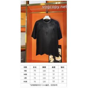 ブランド コピー 優良流行フォルム 超激得260%新品 お洒落な印象半袖TシャツCHROME HEARTS