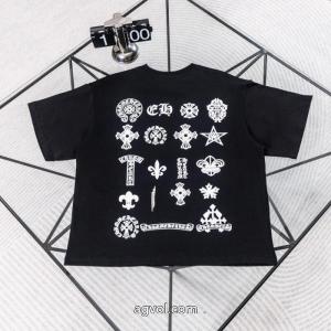 ブランド 偽物今年流行 期間限定セール デザイン性の高いCHROME HEARTS半袖Tシャツ