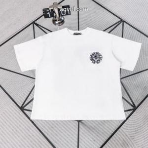 ブランド 偽物今年流行 期間限定セール デザイン性の高いCHROME HEARTS半袖Tシャツ