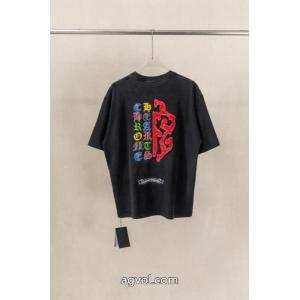 クロムハーツ半袖Tシャツ新作入荷正規品 品質保証 男女共用激安 ブランド