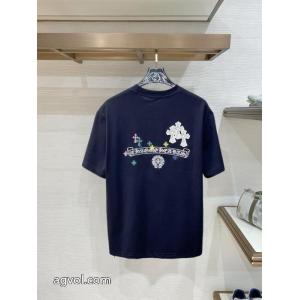 半袖Tシャツ洗練な一品 全国無料全国無料HOT 欲しい可愛く新鮮CHROME HEARTSブランド コピー s 級