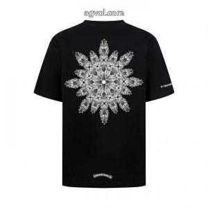 ブランド 通販 激安CHROME HEARTSサイズ豊富 超レア  大人気商品再入荷!半袖Tシャツ
