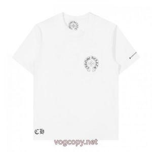スーパー コピー  デザイン性の高い 多機能 トレンド感満載半袖TシャツCHROME HEARTS
