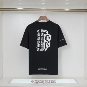 肌触りの気持ちい〜  激安大特価得価 定番のストリートスタイル半袖TシャツCHROME HEARTS激安 ブランド 通販