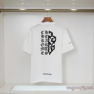 肌触りの気持ちい〜  激安大特価得価 定番のストリートスタイル半袖TシャツCHROME HEARTS激安 ブランド 通販