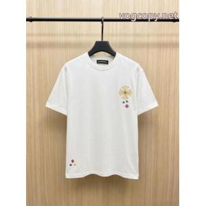お洒落に魅せる HOT品質保証 大人気ブランドクロムハーツブランド コピー 着払い半袖Tシャツ