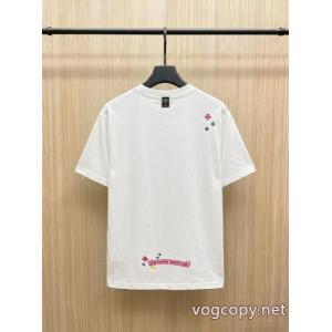お洒落に魅せる HOT品質保証 大人気ブランドクロムハーツブランド コピー 着払い半袖Tシャツ