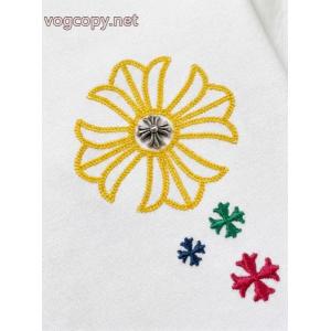 お洒落に魅せる HOT品質保証 大人気ブランドクロムハーツブランド コピー 着払い半袖Tシャツ