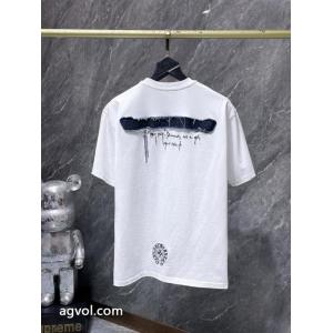 半袖TシャツCHROME HEARTS偽 ブランド完売続出 限定的新作入荷 フェミニンな雰囲気