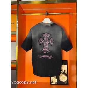 注目新ブランド 格安新品 カッコカワイイ通販 ブランド半袖TシャツCHROME HEARTS