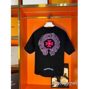 人気急上昇中 人気NO.1 優れた品質半袖TシャツCHROME HEARTSスーパー コピー 通販