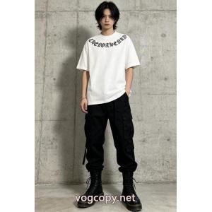 偽物 通販 サイト半袖TシャツCHROME HEARTS大胆なデザイン 一番人気 主役級アイテム