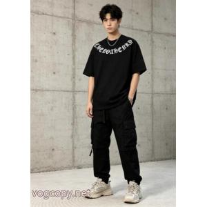 偽物 通販 サイト半袖TシャツCHROME HEARTS大胆なデザイン 一番人気 主役級アイテム