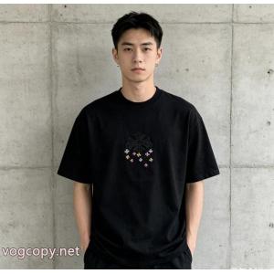 ブランド 品 激安 通販CHROME HEARTSお手頃価格 お勧め カワイイ雰囲気半袖Tシャツ