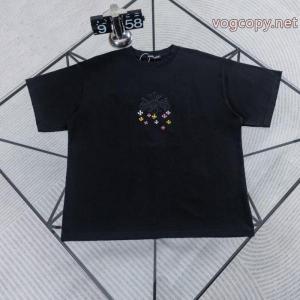 ブランド 品 激安 通販CHROME HEARTSお手頃価格 お勧め カワイイ雰囲気半袖Tシャツ