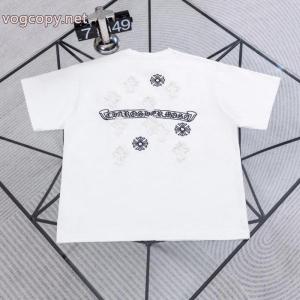 欧米韓流/雑誌  夏大人気のアイテム 人気商品は即品切れ半袖TシャツCHROME HEARTSコピー 品 ブランド