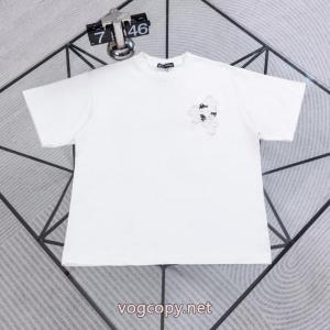 欧米韓流/雑誌  夏大人気のアイテム 人気商品は即品切れ半袖TシャツCHROME HEARTSコピー 品 ブランド
