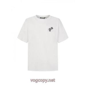 オシャレな雰囲気 夏季超人気アイテム 爆買い大得価防热ブランド スーパー コピー 優良店CHROME HEARTS半袖Tシャツ