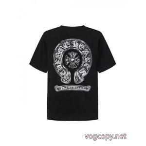 ブランド コピー バック半袖Tシャツ高品質 スタイリッシュ 在庫確保済CHROME HEARTS