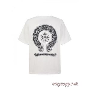 ブランド コピー バック半袖Tシャツ高品質 スタイリッシュ 在庫確保済CHROME HEARTS