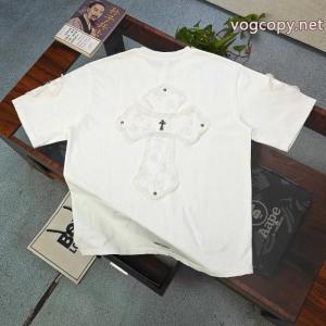ブランド 激安 半袖Tシャツクロムハーツ遂に再入荷 通気性が抜群 お洒落に魅せる