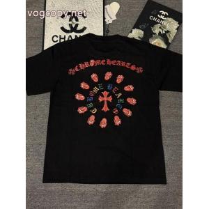 大人気!!完売前に 定番人気商品 限定人気セールブランド 偽物 激安半袖Tシャツクロムハーツ