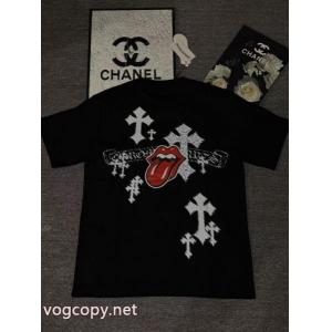 偽 ブランド 購入期間限定激安 大人気商品 一気に明るい2026のスタイル半袖TシャツCHROME HEARTS