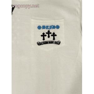 半袖Tシャツ数量限定再入荷 定番のモデル 首胸ロゴ  CHROME HEARTSスーパー コピー 通販