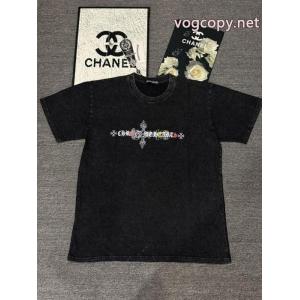 CHROME HEARTSヴィンテージ感 フェミニンな雰囲気 極上の着心地偽物 通販 半袖Tシャツ