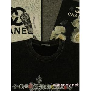 CHROME HEARTSヴィンテージ感 フェミニンな雰囲気 極上の着心地偽物 通販 半袖Tシャツ
